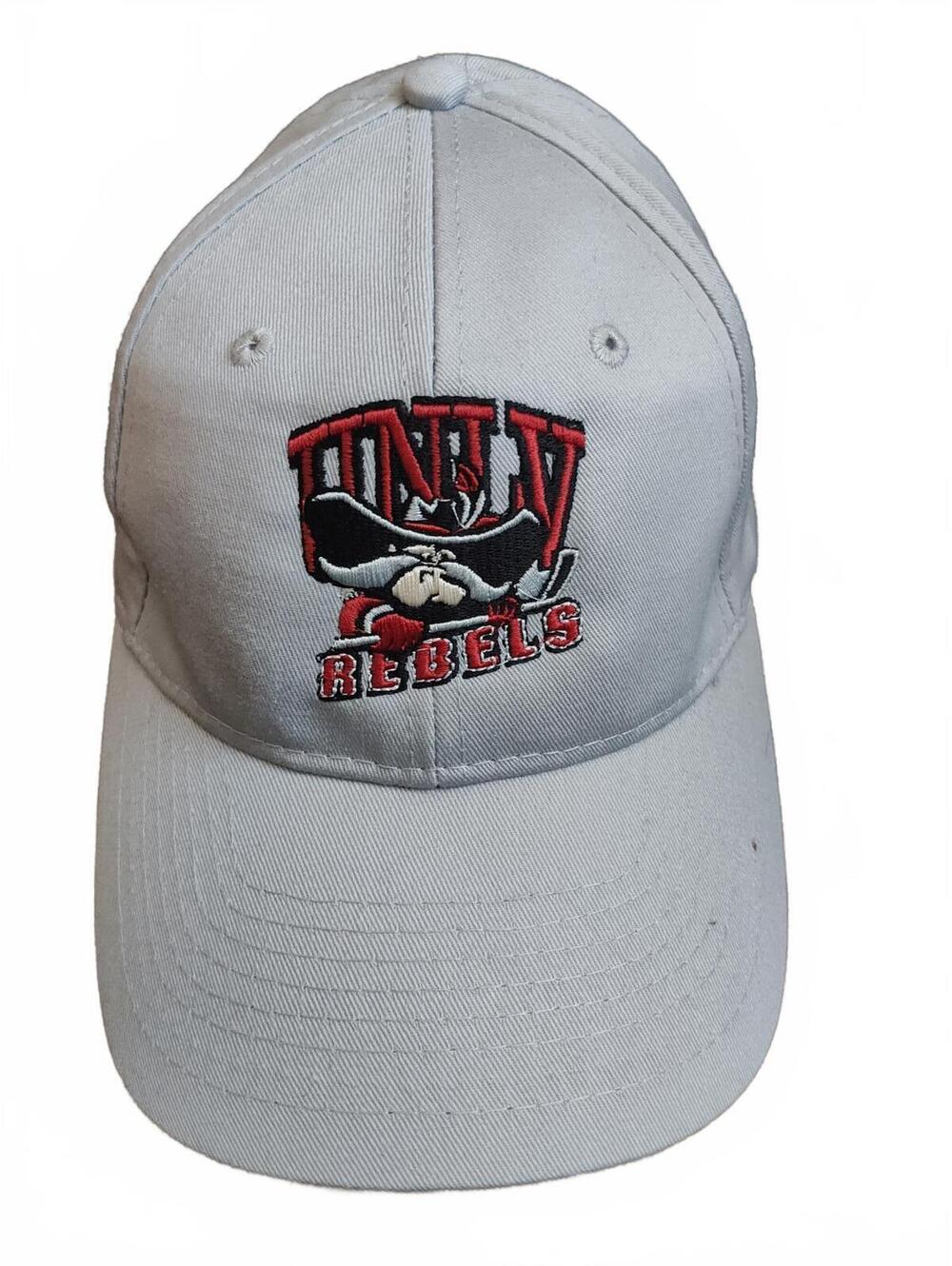 UNLV - hat/cap - NCAA grayish/red- Port & Company - adj EUC